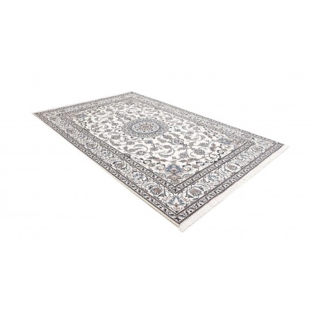 Tappeto Nain Kashmar Persia grigio 198x295