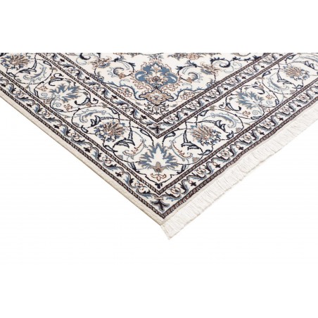 Tappeto Nain Kashmar Persia grigio 198x295
