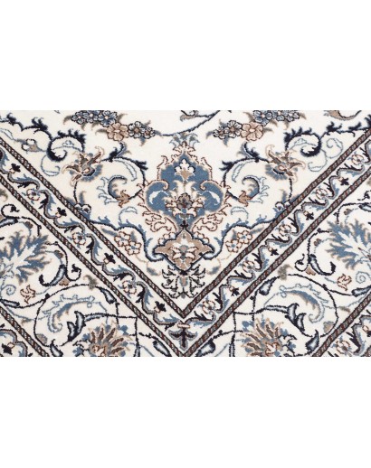 Tappeto Nain Kashmar Persia grigio 198x295