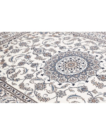 Tappeto Nain Kashmar Persia grigio 198x295