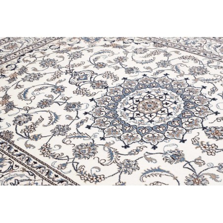 Tappeto Nain Kashmar Persia grigio 198x295