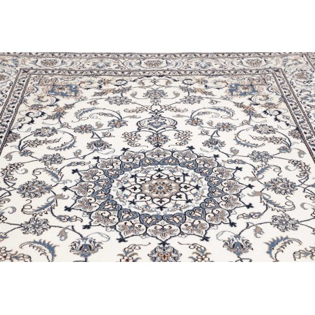 Tappeto Nain Kashmar Persia grigio 198x295