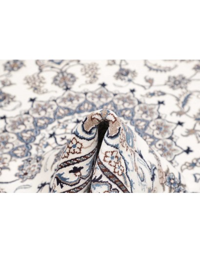 Tappeto Nain Kashmar Persia grigio 198x295