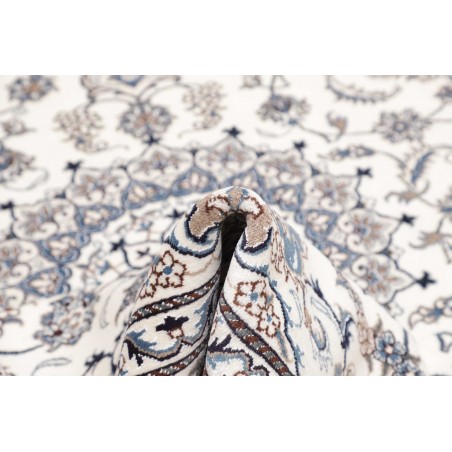 Tappeto Nain Kashmar Persia grigio 198x295