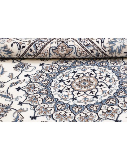 Tappeto Nain Kashmar Persia grigio 198x295