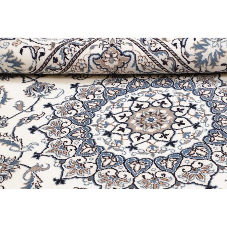 Tappeto Nain Kashmar Persia grigio 198x295