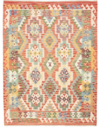 Tappeto Kilim Afghanistan marrone beige 157x197