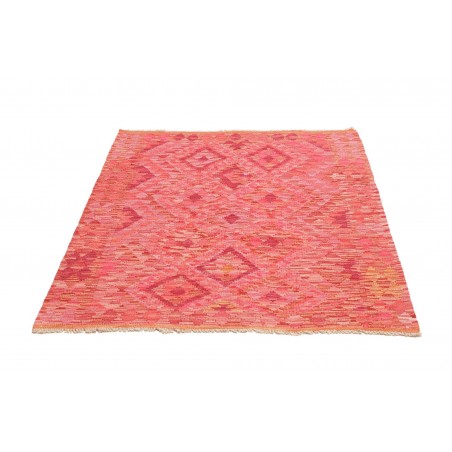 Tappeto Kilim Afghanistan rosso marrone 109x144