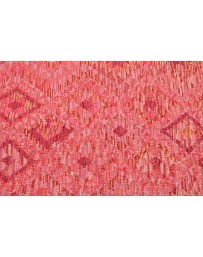 Tappeto Kilim Afghanistan rosso marrone 109x144