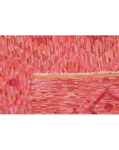 Tappeto Kilim Afghanistan rosso marrone 109x144