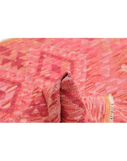 Tappeto Kilim Afghanistan rosso marrone 109x144