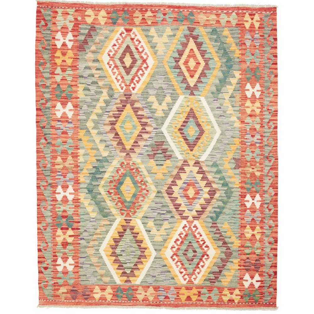 Tappeto Kilim Afghanistan marrone 158x198