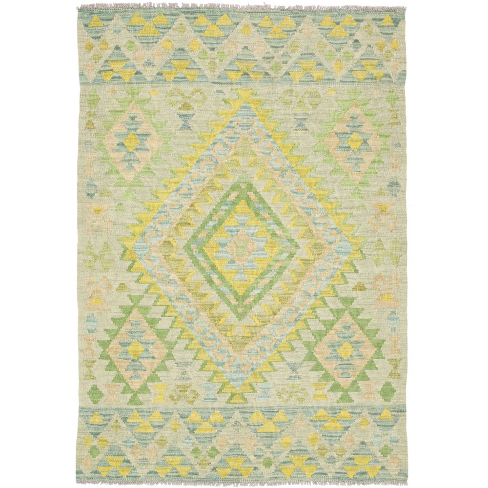 Tappeto Kilim Afghanistan marrone beige 102x147