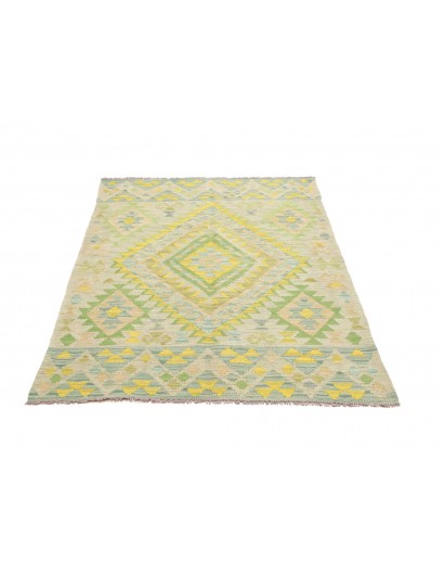 Tappeto Kilim Afghanistan marrone beige 102x147