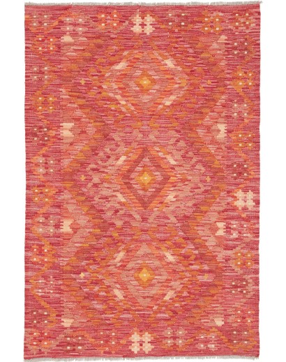 Tappeto Kilim Afghanistan rosso 100x152