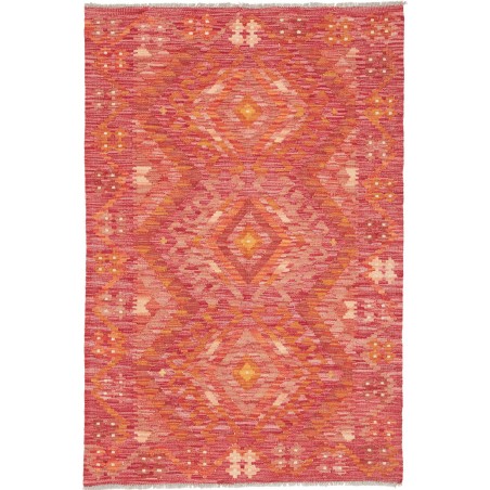 Tappeto Kilim Afghanistan rosso 100x152