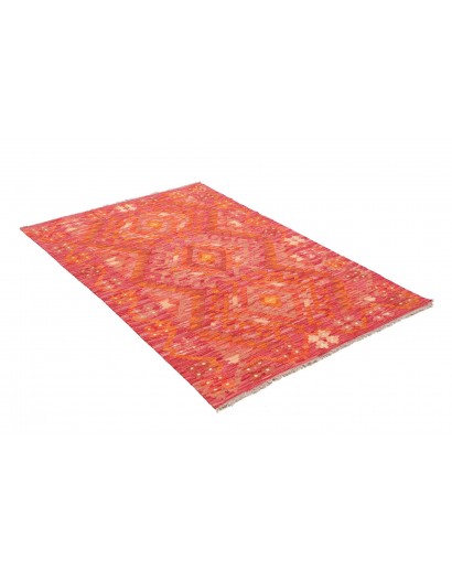 Tappeto Kilim Afghanistan rosso 100x152
