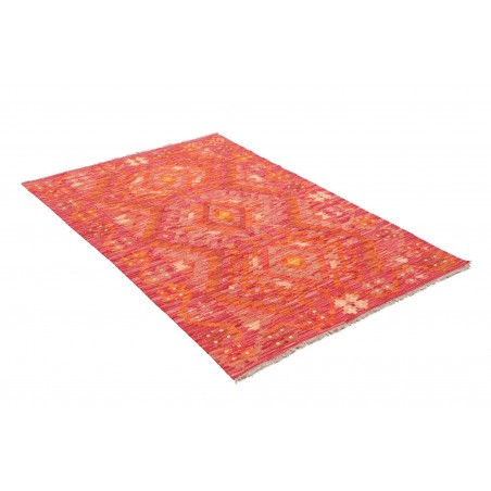 Tappeto Kilim Afghanistan rosso 100x152