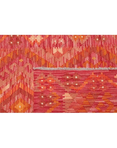 Tappeto Kilim Afghanistan rosso 100x152