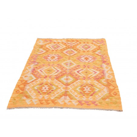 Tappeto Kilim Afghanistan marrone arancione 96x142