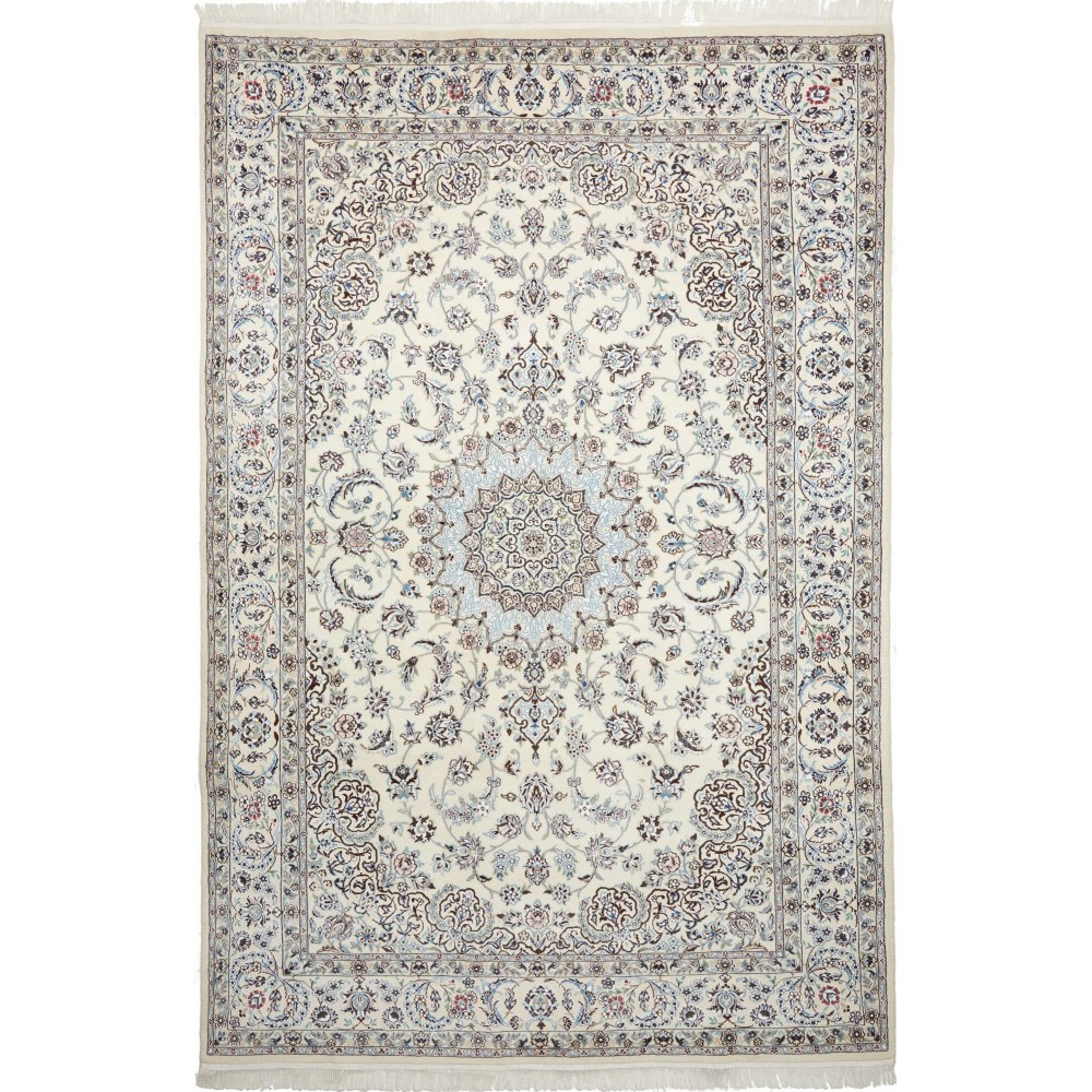 Tappeto Nain 9La Persia bianco 197x293 Tappeto Nain 9La Persia bianco 197x293