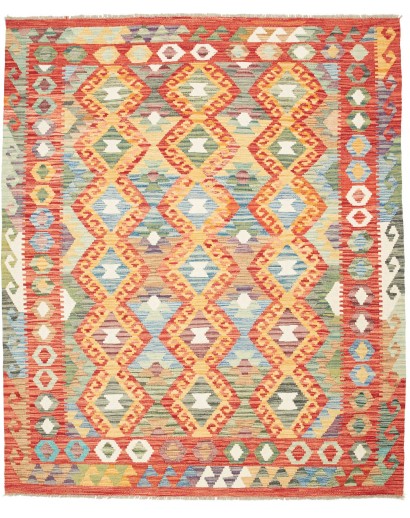 Tappeto Kilim Afghanistan marrone 160x191