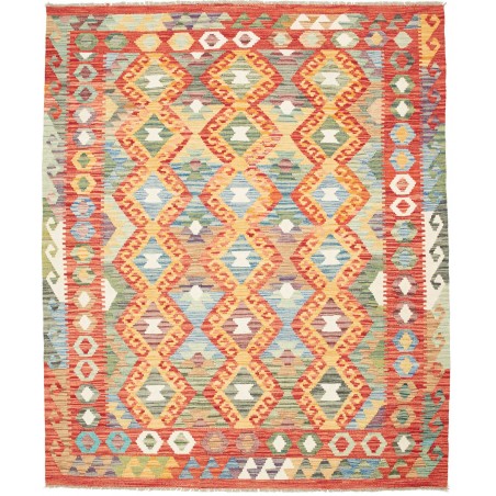 Tappeto Kilim Afghanistan marrone 160x191