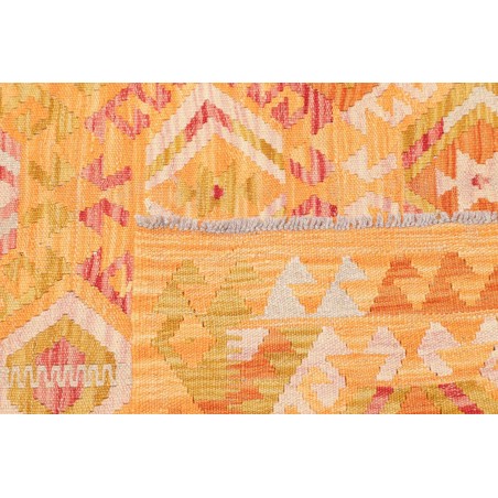 Tappeto Kilim Afghanistan marrone arancione 96x142