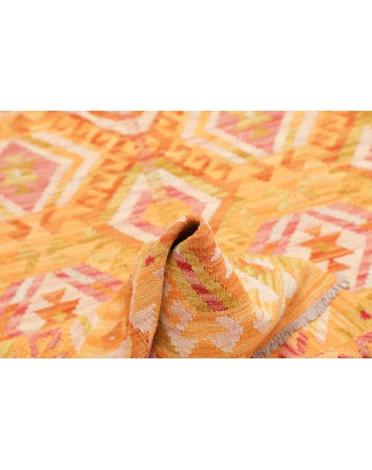 Tappeto Kilim Afghanistan marrone arancione 96x142