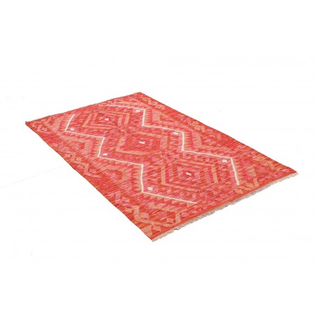Tappeto Kilim Afghanistan rosso 102x147