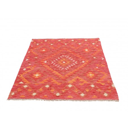 Tappeto Kilim Afghanistan rosso 106x144