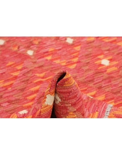 Tappeto Kilim Afghanistan rosso 106x144
