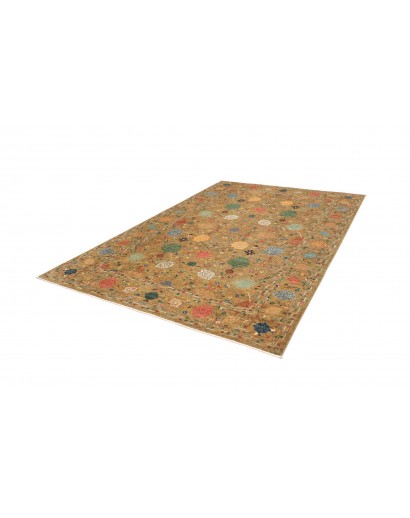 Tappeto Shahi Fine Pakistan arancione grigio 207x302