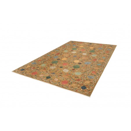 Tappeto Shahi Fine Pakistan arancione grigio 207x302