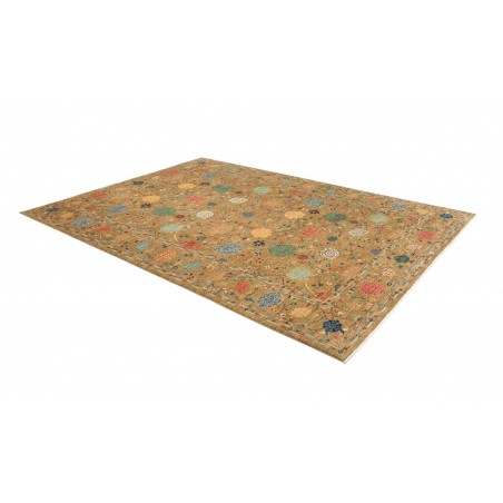 Tappeto Shahi Fine Pakistan arancione grigio 207x302