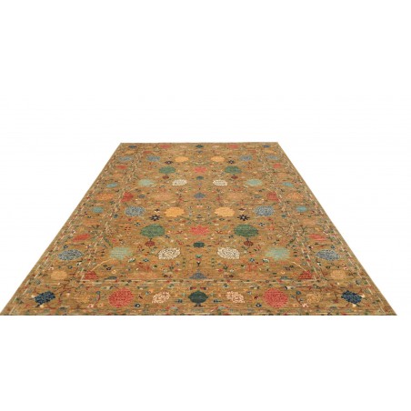 Tappeto Shahi Fine Pakistan arancione grigio 207x302