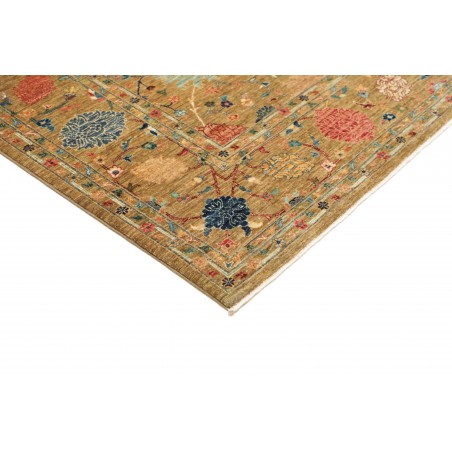 Tappeto Shahi Fine Pakistan arancione grigio 207x302