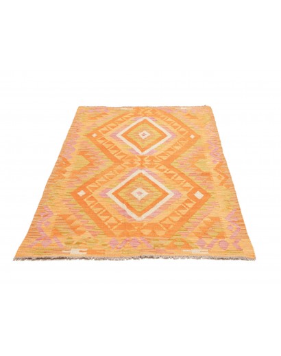 Tappeto Kilim Afghanistan marrone beige 98x165