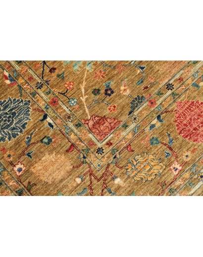 Tappeto Shahi Fine Pakistan arancione grigio 207x302