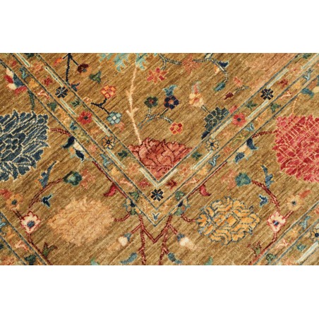 Tappeto Shahi Fine Pakistan arancione grigio 207x302
