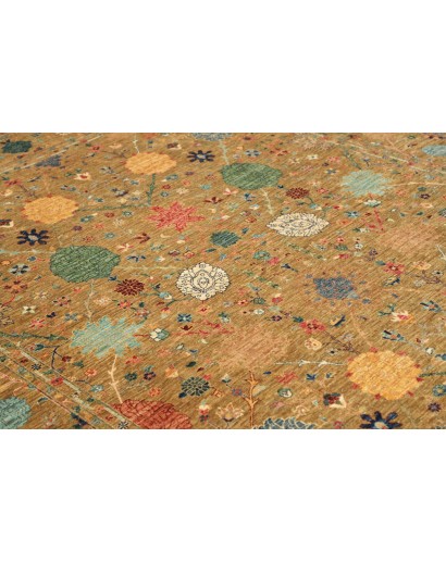 Tappeto Shahi Fine Pakistan arancione grigio 207x302