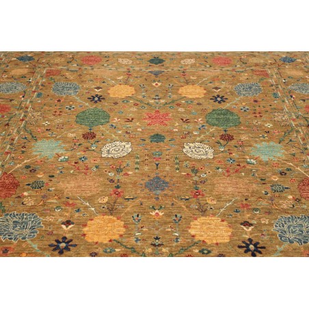 Tappeto Shahi Fine Pakistan arancione grigio 207x302