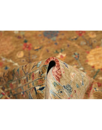 Tappeto Shahi Fine Pakistan arancione grigio 207x302