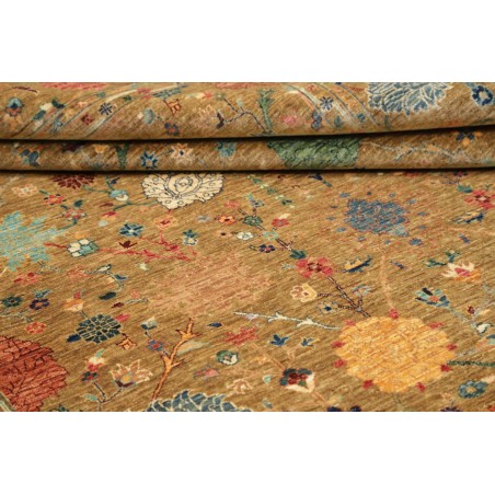 Tappeto Shahi Fine Pakistan arancione grigio 207x302