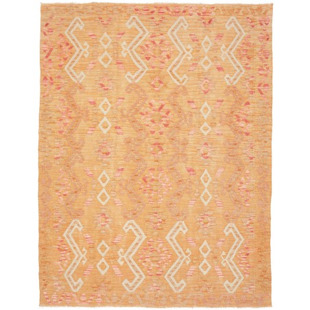 Tappeto Kilim Afghanistan marrone giallo 155x201