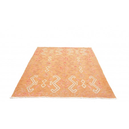 Tappeto Kilim Afghanistan marrone giallo 155x201