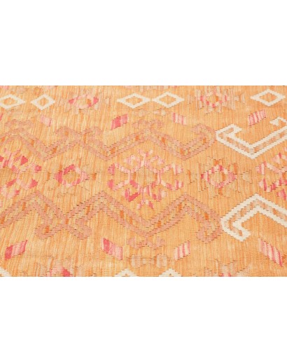 Tappeto Kilim Afghanistan marrone giallo 155x201