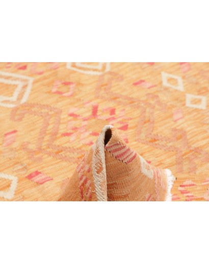 Tappeto Kilim Afghanistan marrone giallo 155x201