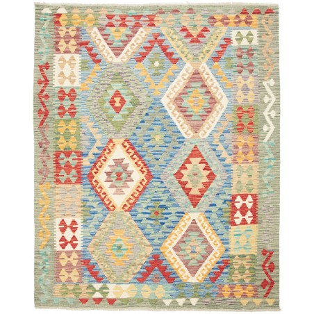 Tappeto Kilim Afghanistan marrone beige 155x195