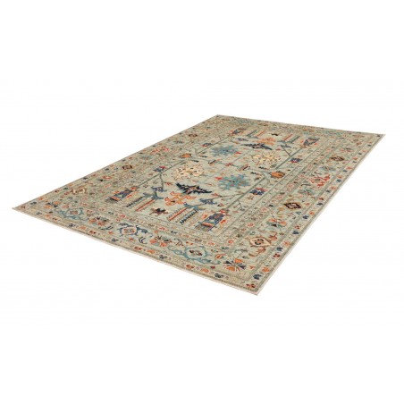 Tappeto Kazak Fine Pakistan beige grigio 203x299